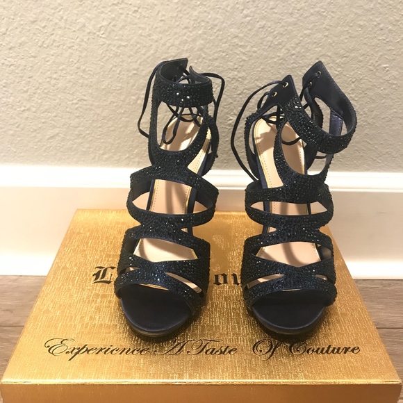 Lady Couture Rhinestone Heels - Picture 3 of 8